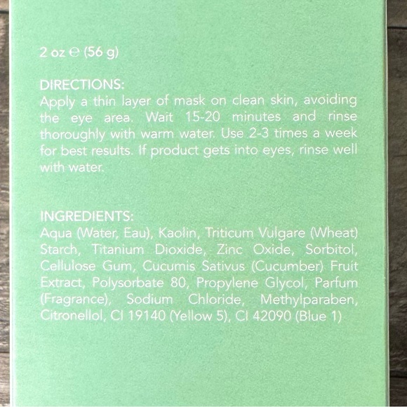 Mario Badescu Cumcumber Tonic Face Mask - Picture 8 of 9